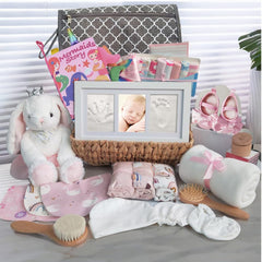 Kipwake baby gift basket-plush-toy-crinkle-book: sensory-friendly toys to entertain and comfort baby.