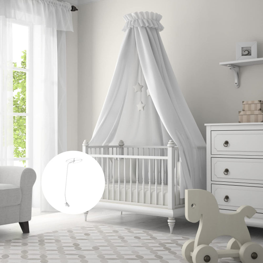 Kisangel baby bed net mounting rod shown for quick, stable net mounting.