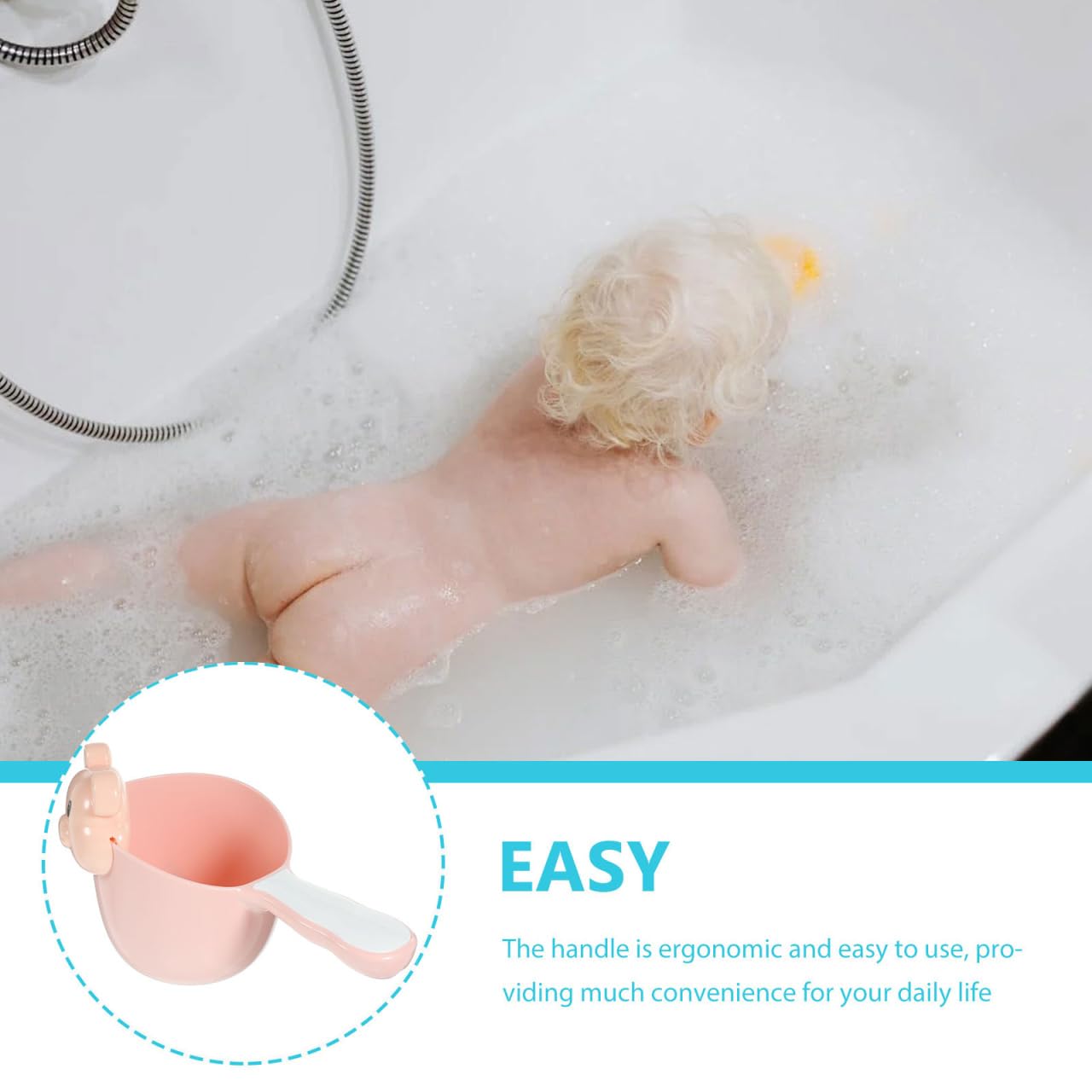 Kisangel bear attachment adds fun bath time while keeping the cup in place.