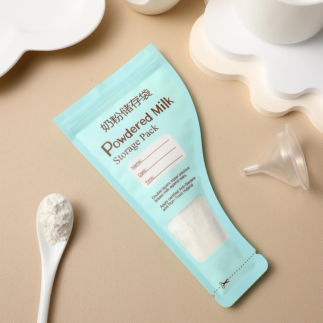 Kisangel moisture barrier and resealable design preserves freshness