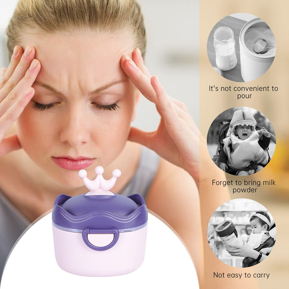 Kisangel portable milk powder dispenser leak-proof design prevents spills on trips
