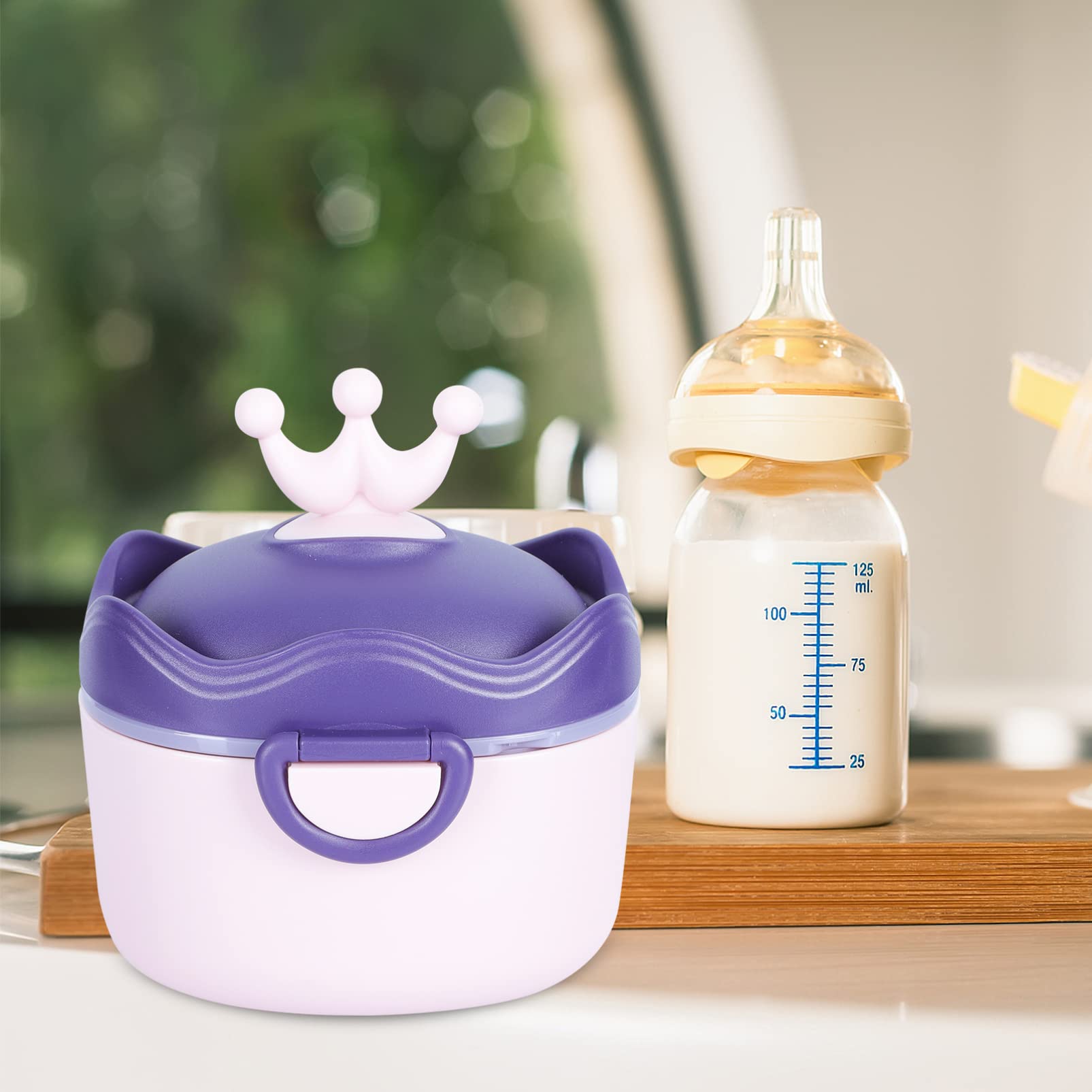 Kisangel portable milk powder dispenser travel-use benefits for quick feeding moments