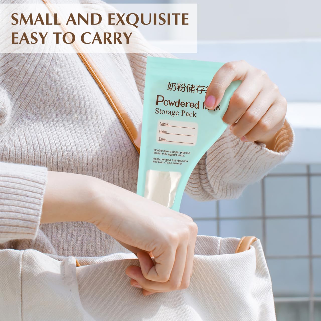 Kisangel pre-measured portions for on-the-go formula feeding