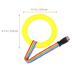 Kisangel walking rope with colorful handles enhances visibility and engagement