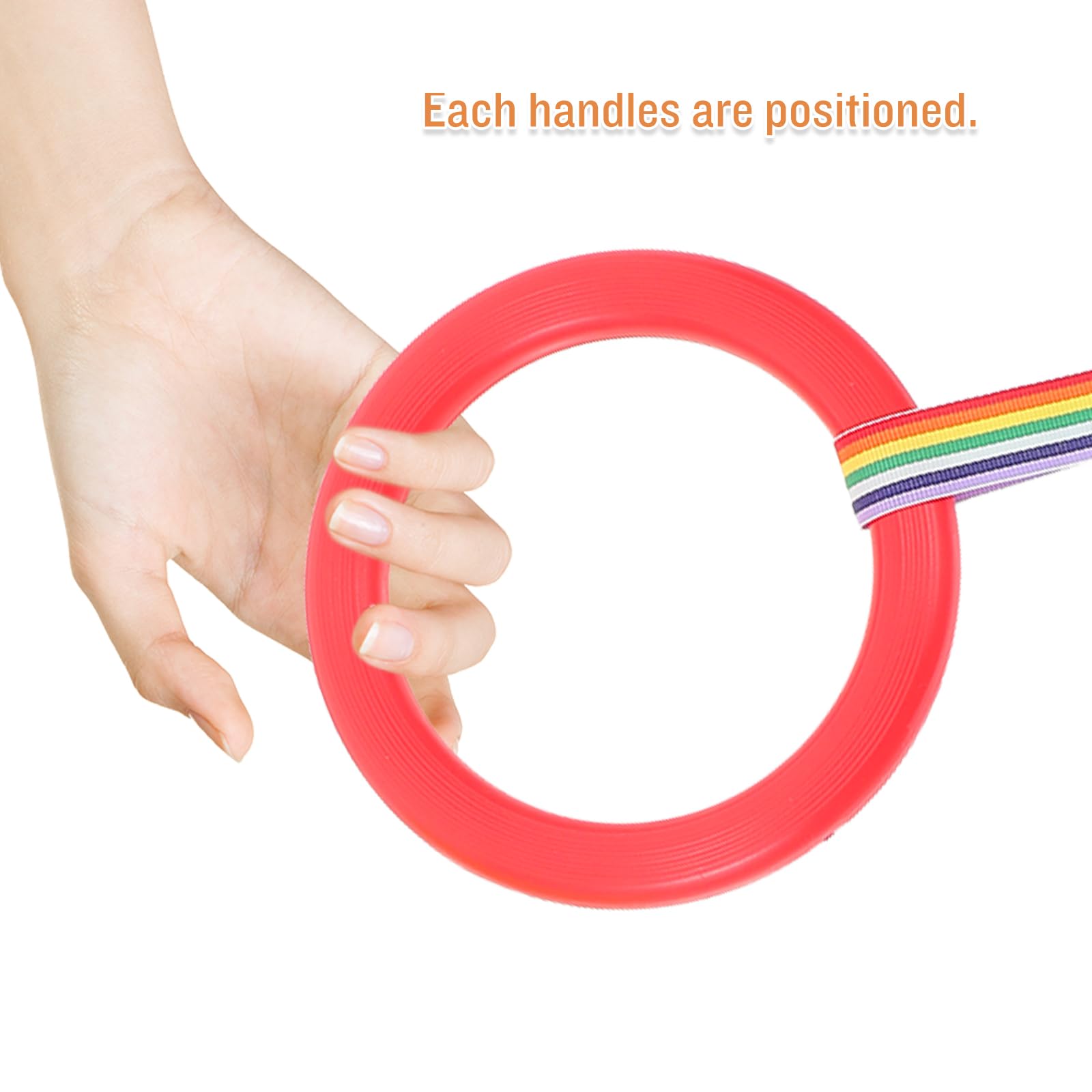 Kisangel walking rope ergonomically spaced handles for comfortable outings