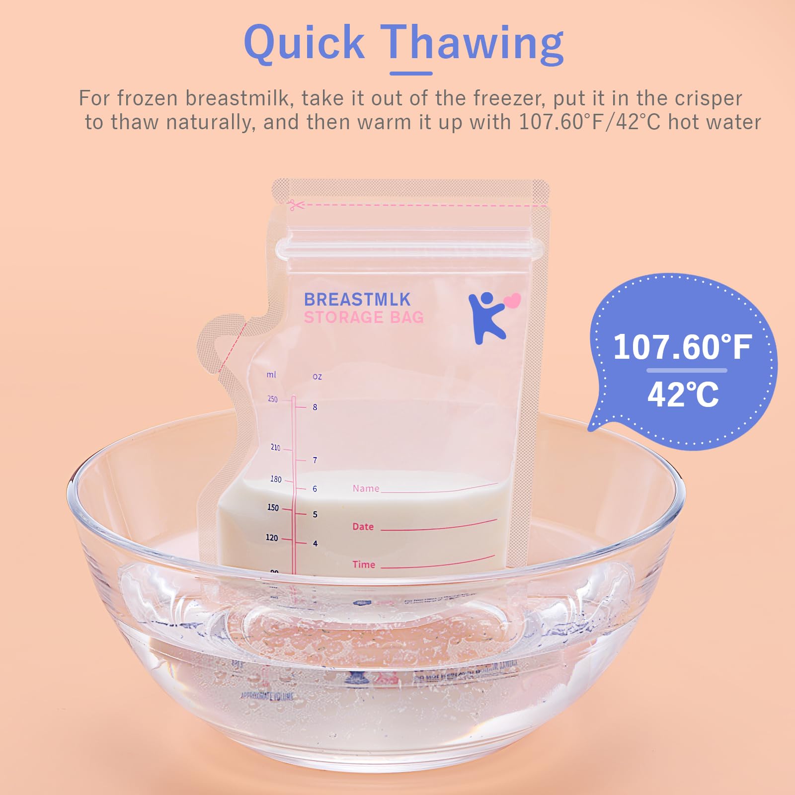 Kisdream 8-ounce capacity ideal for batching feeds