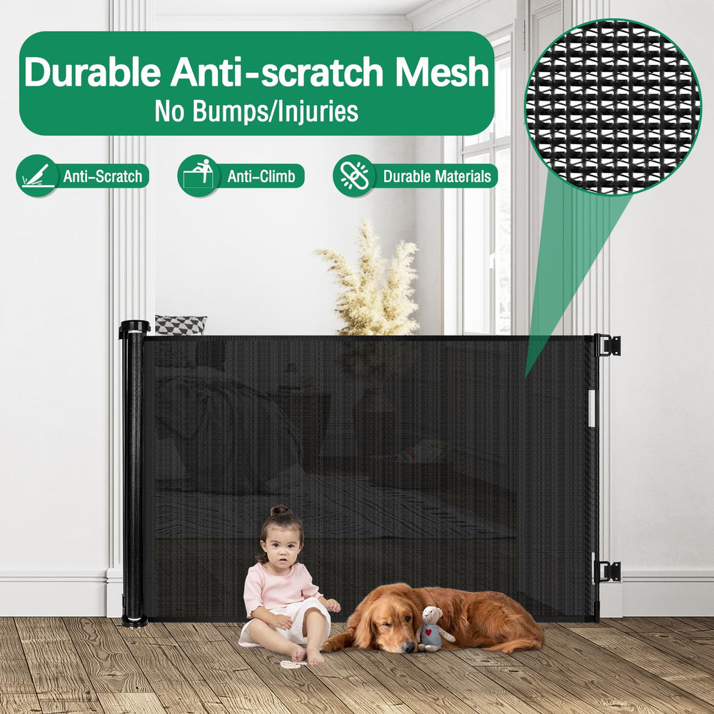 KISKIZ adjustable hardware fits various baseboards for a clean install.