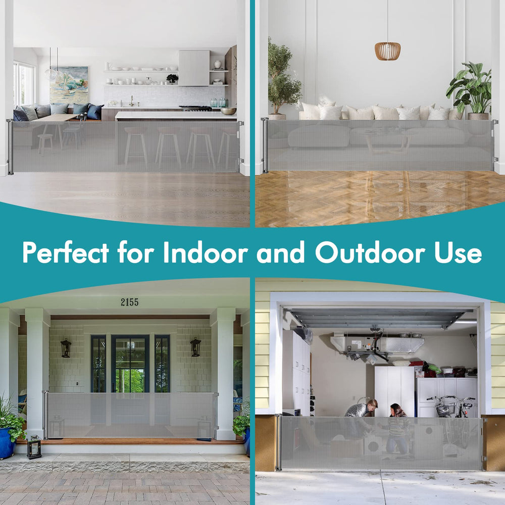 KISKIZ baseboard-friendly bracket protects walls while providing smooth opening