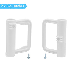KISKIZ retractable gate bottom bracket for stable base
