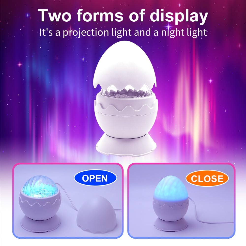 Kismee night light egg cover provides a soft, gentle glow.