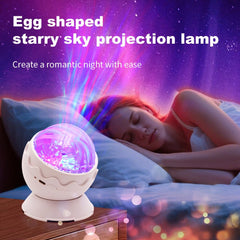 Kismee aurora effects illuminate the ceiling for a relaxing sky ambiance.