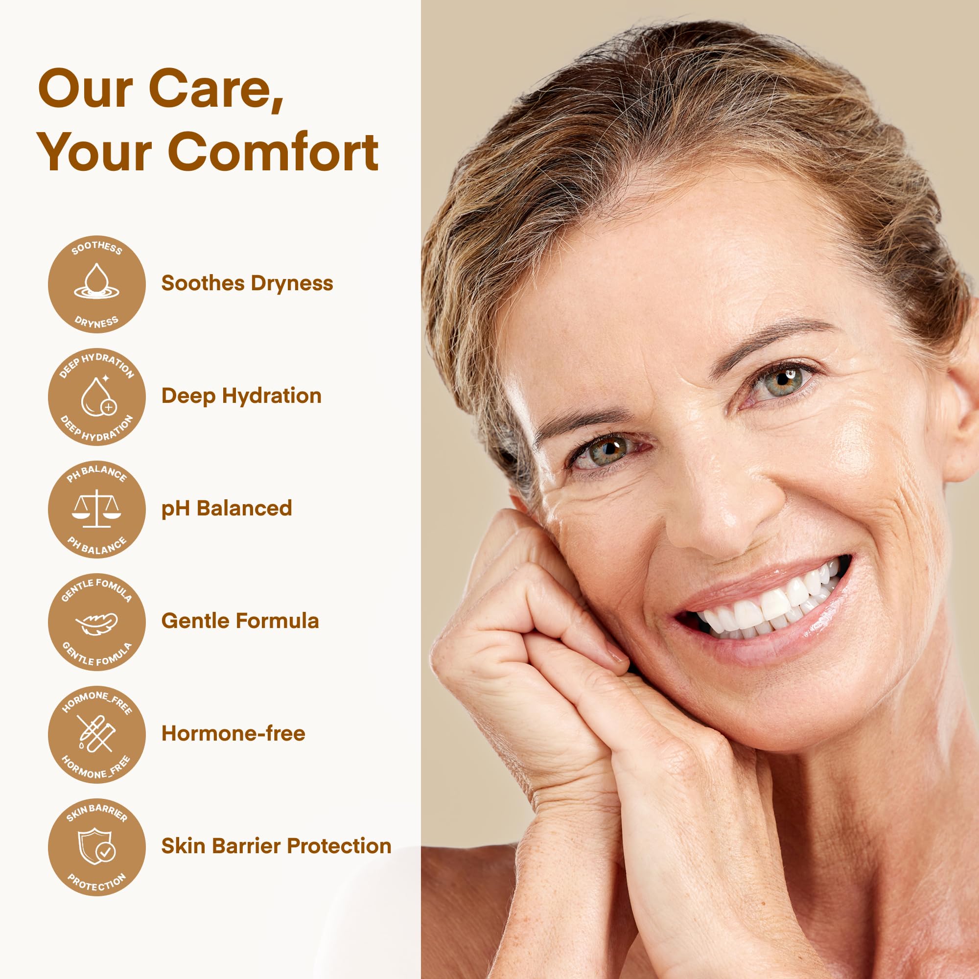 Kissbea hormone-free formula for sensitive skin