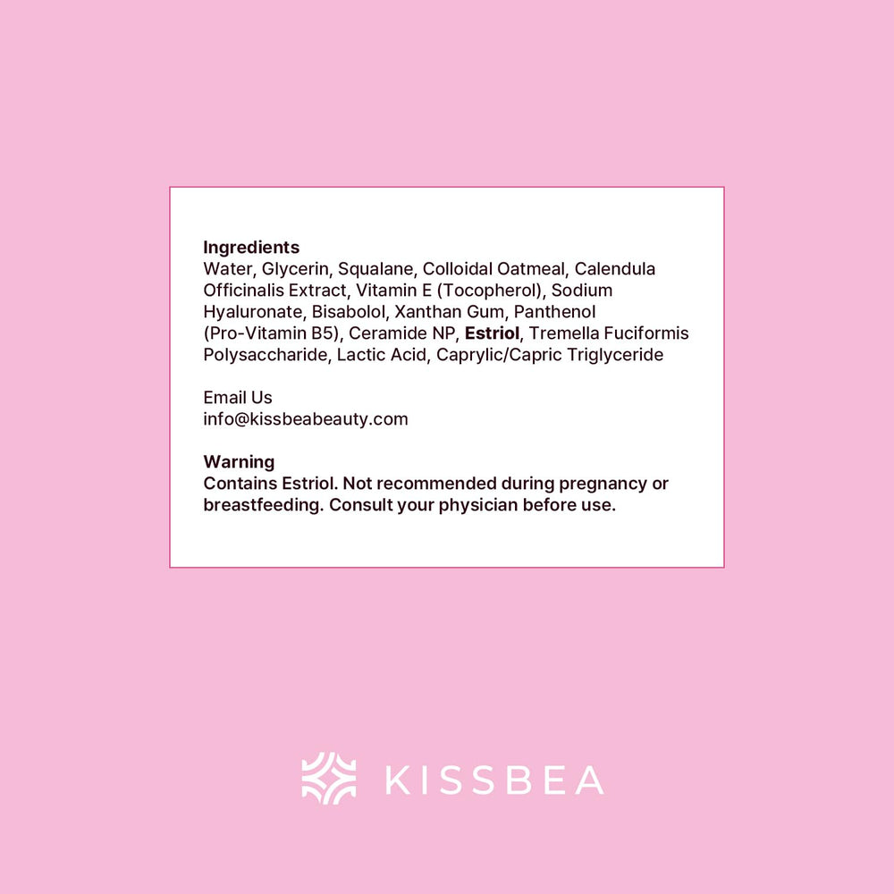 Kissbea cream provides overnight relief from dryness