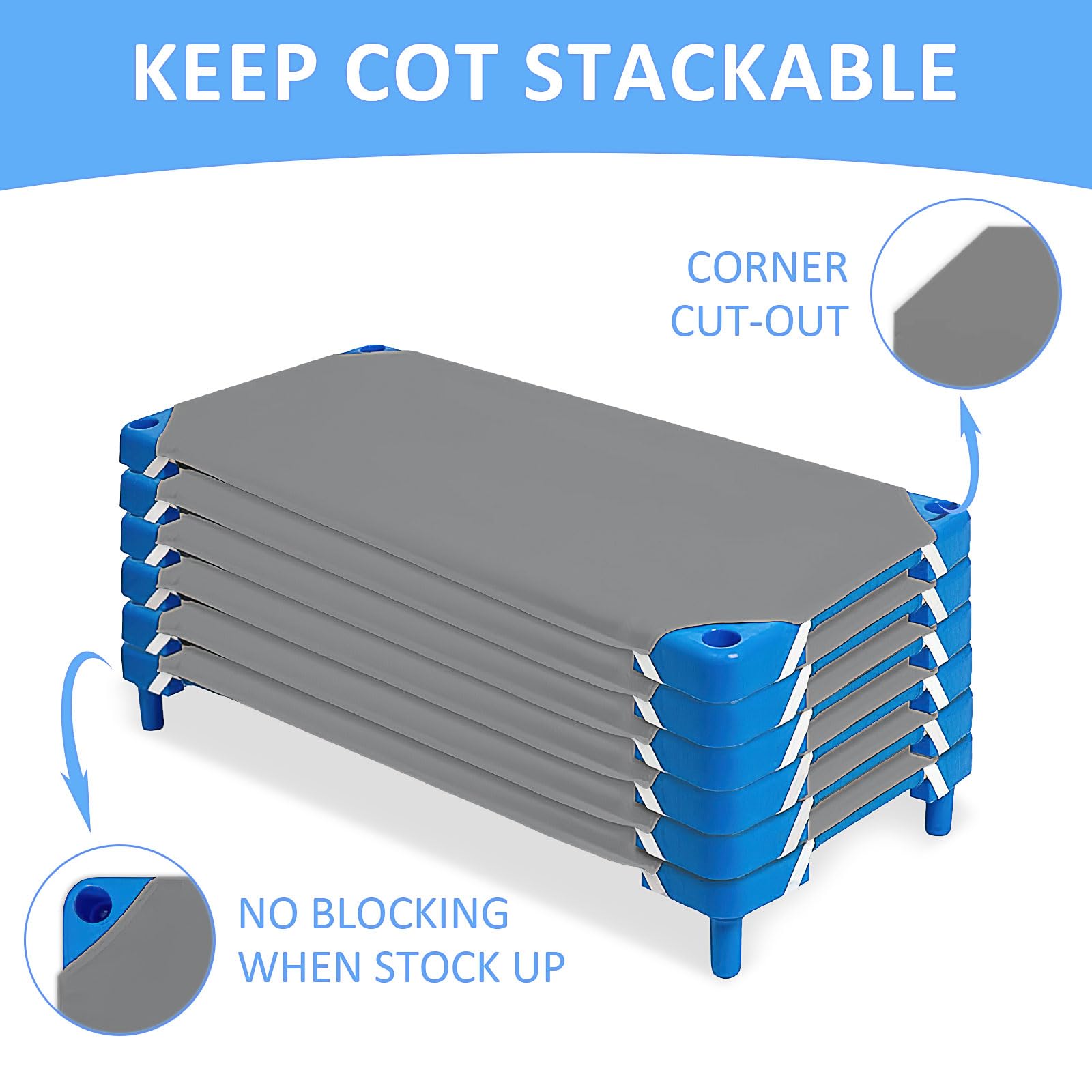 KisSealed bulk classroom nap-time solution with 20 sheets