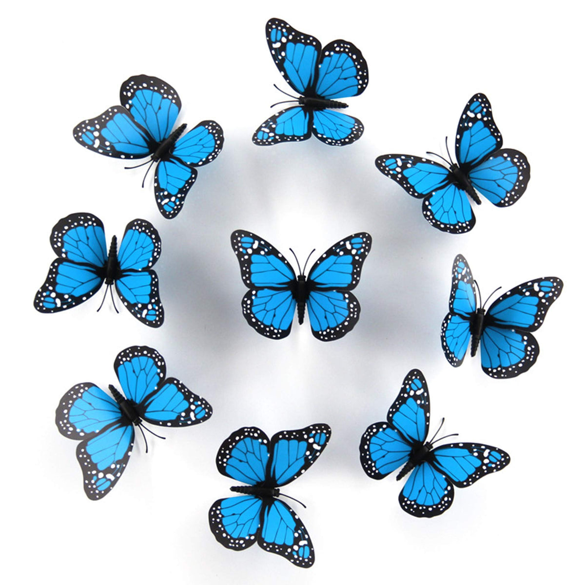 KissYou monarch butterfly wall decal for nursery decor with easy magnetic attachment.