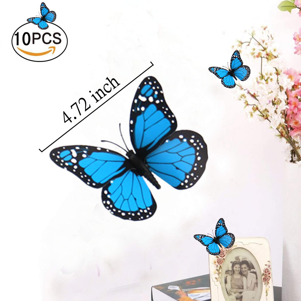 KissYou monarch butterfly wall decal ideal for kids room with removable, reusable decor.