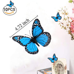 KissYou monarch butterfly wall decal ideal for kids room with removable, reusable decor.