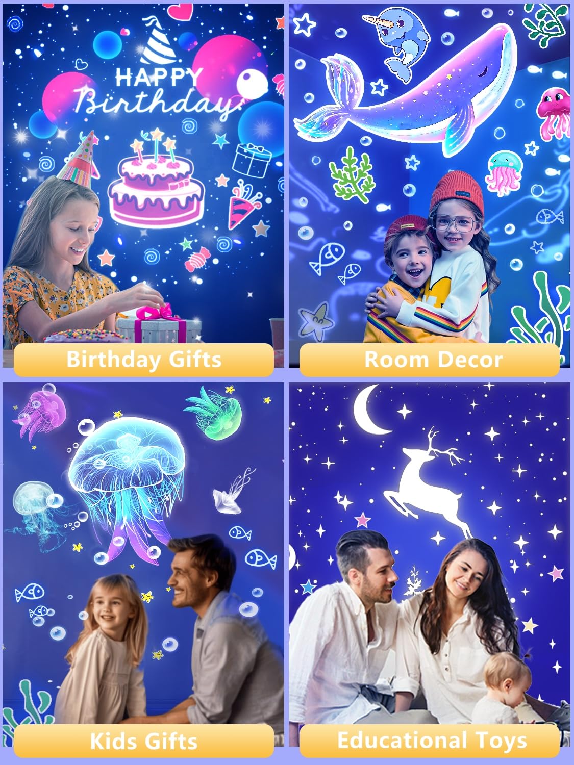 KISTRA ideal decor for bedrooms and ceilings, turning walls into a tiny planetarium