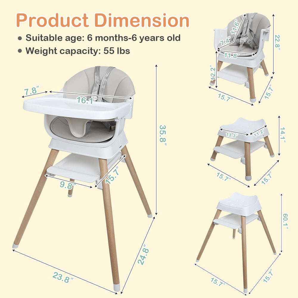 Kisuplus removable footrest for growing comfort