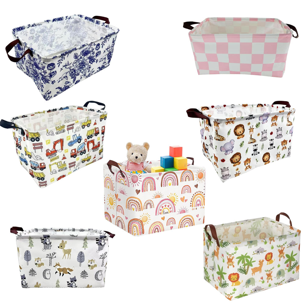 KIUATSJR kid-friendly rainbow basket adds charm to bedrooms
