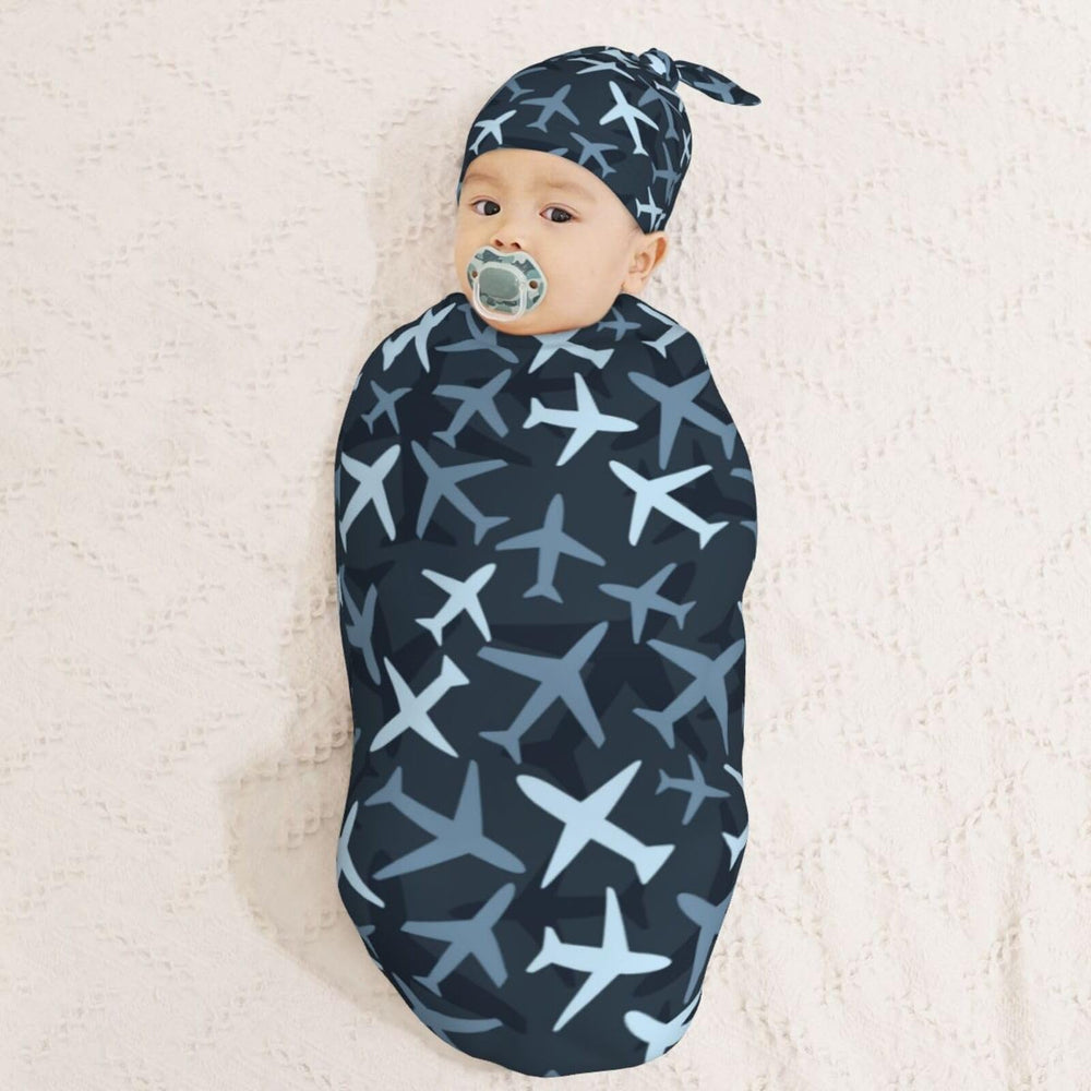 KiuLoam camouflage blue jets packaging flat lay communicates gift-ready kit.