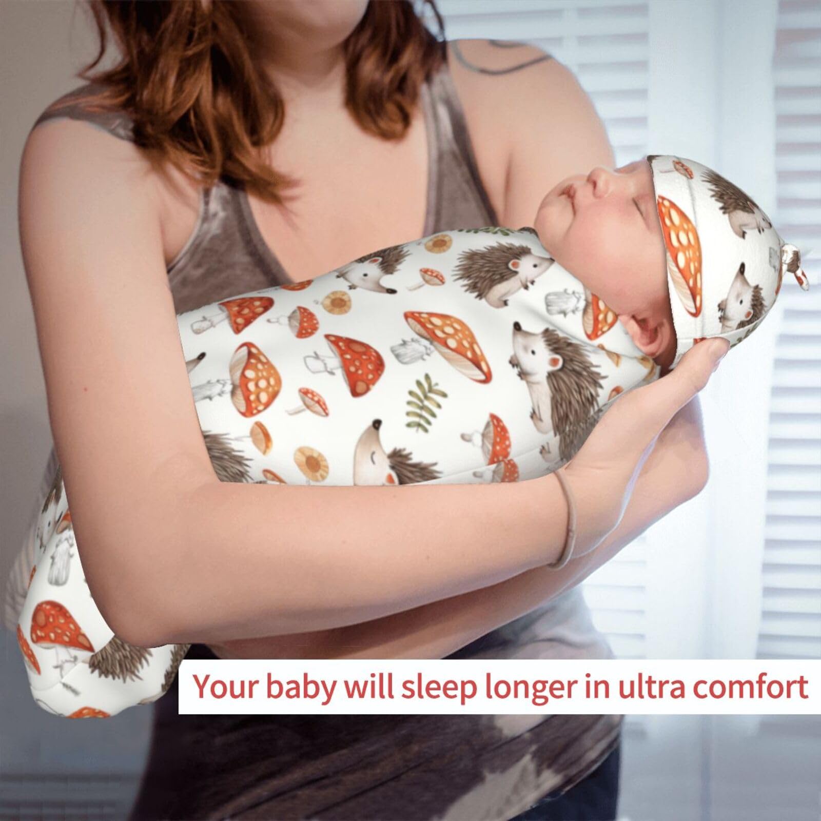 KiuLoam multi-use swaddle blanket in a lifestyle setting.
