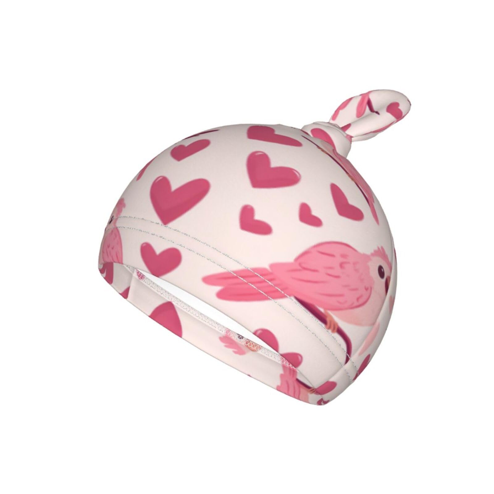 KiuLoam newborn photography prop swaddle with floral parrots design for memorable moments.