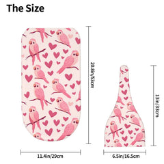 KiuLoam pink parrots hat keeps baby snug and stylish.