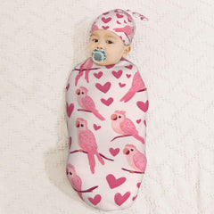 KiuLoam swaddle fabric close-up highlights soft, skin-friendly material.