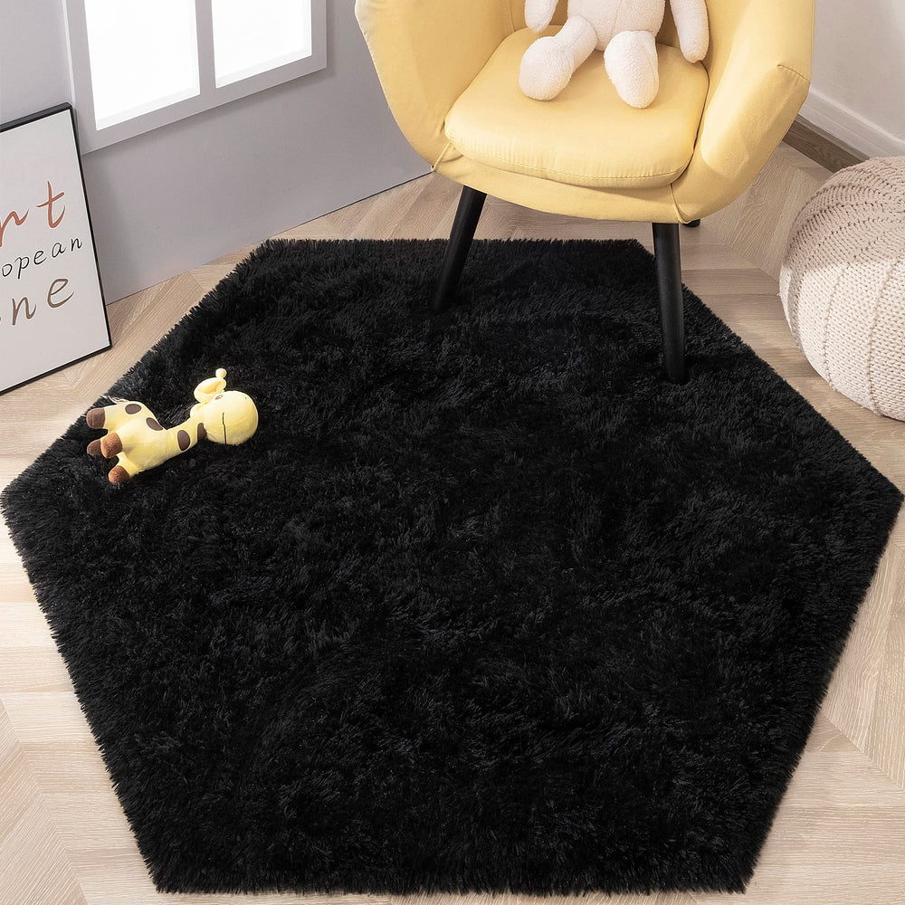 KIXINWA rug on bedroom decor enhances modern interior style