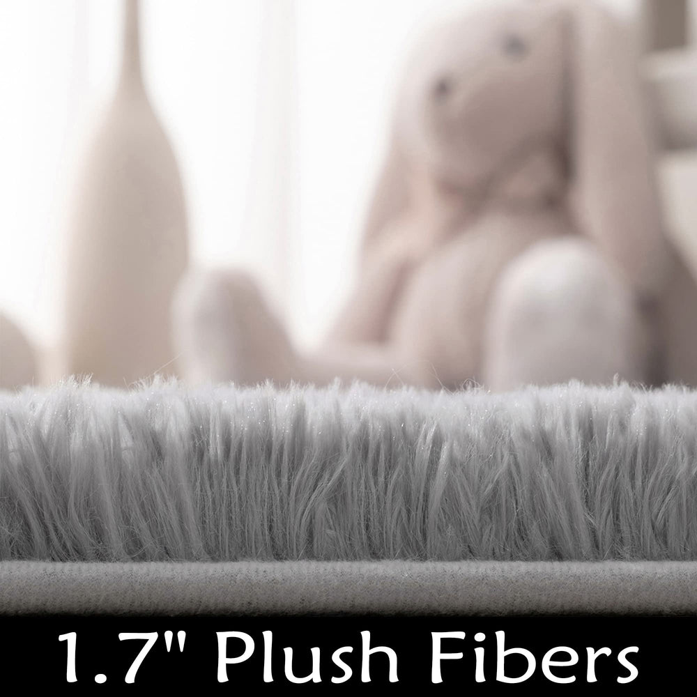 KIXINWA kids-room decor rug creates a soft, safe spot for play.