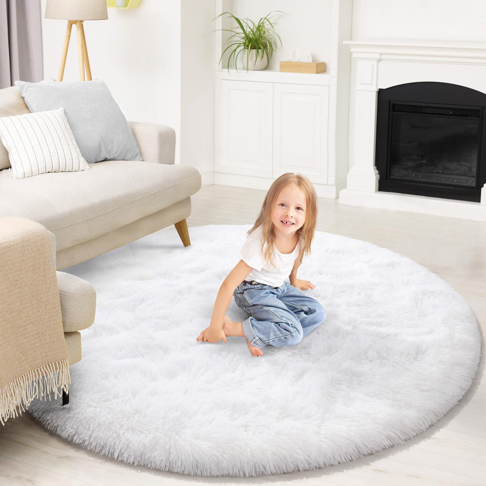 KIXINWA rug design is washable and easy to spot-clean when needed.
