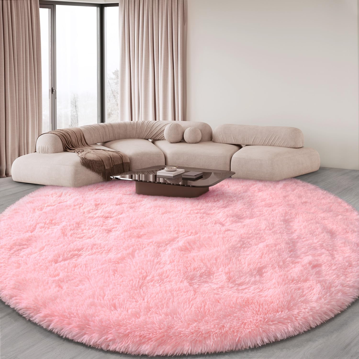 KIXINWA washable rug offers easy care and quick air drying after cleaning.