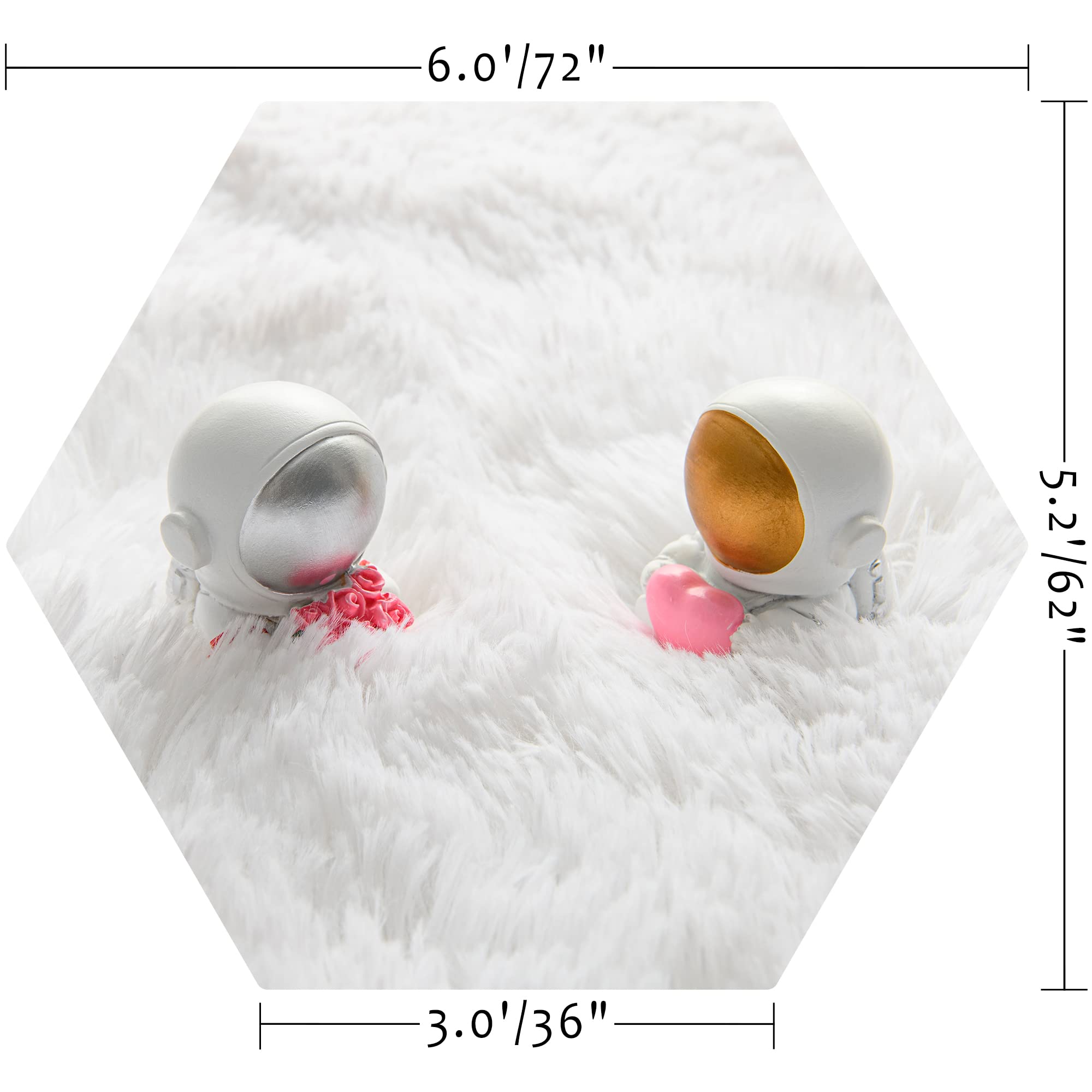 Close-up of fluffy microfiber texture on the KIXINWA rug for comfort