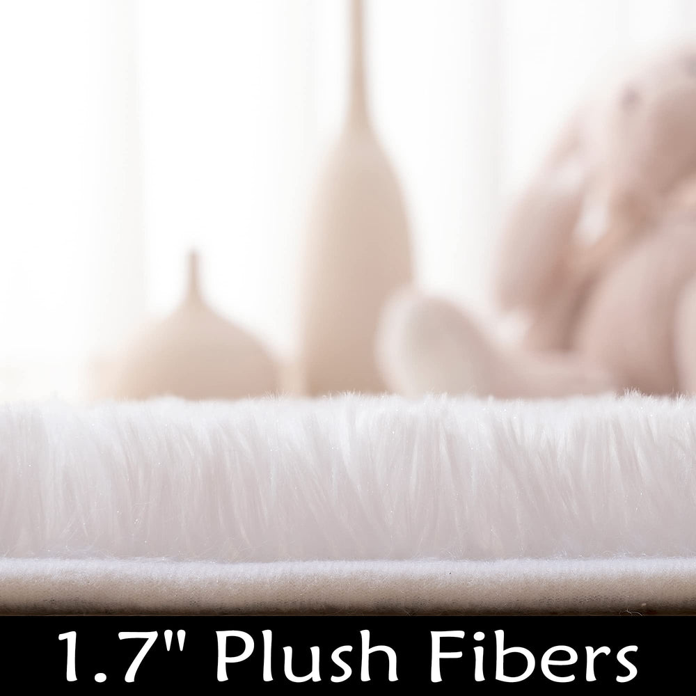 Nursery and living room decor idea featuring the KIXINWA rug