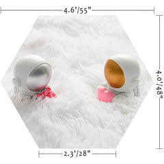 Close-up of KIXINWA fluffy microfiber texture for cozy feet.