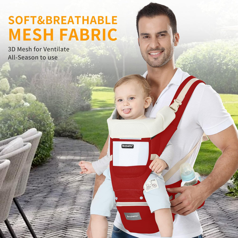KIYUMI adjustable shoulder straps ease fatigue during long carries.