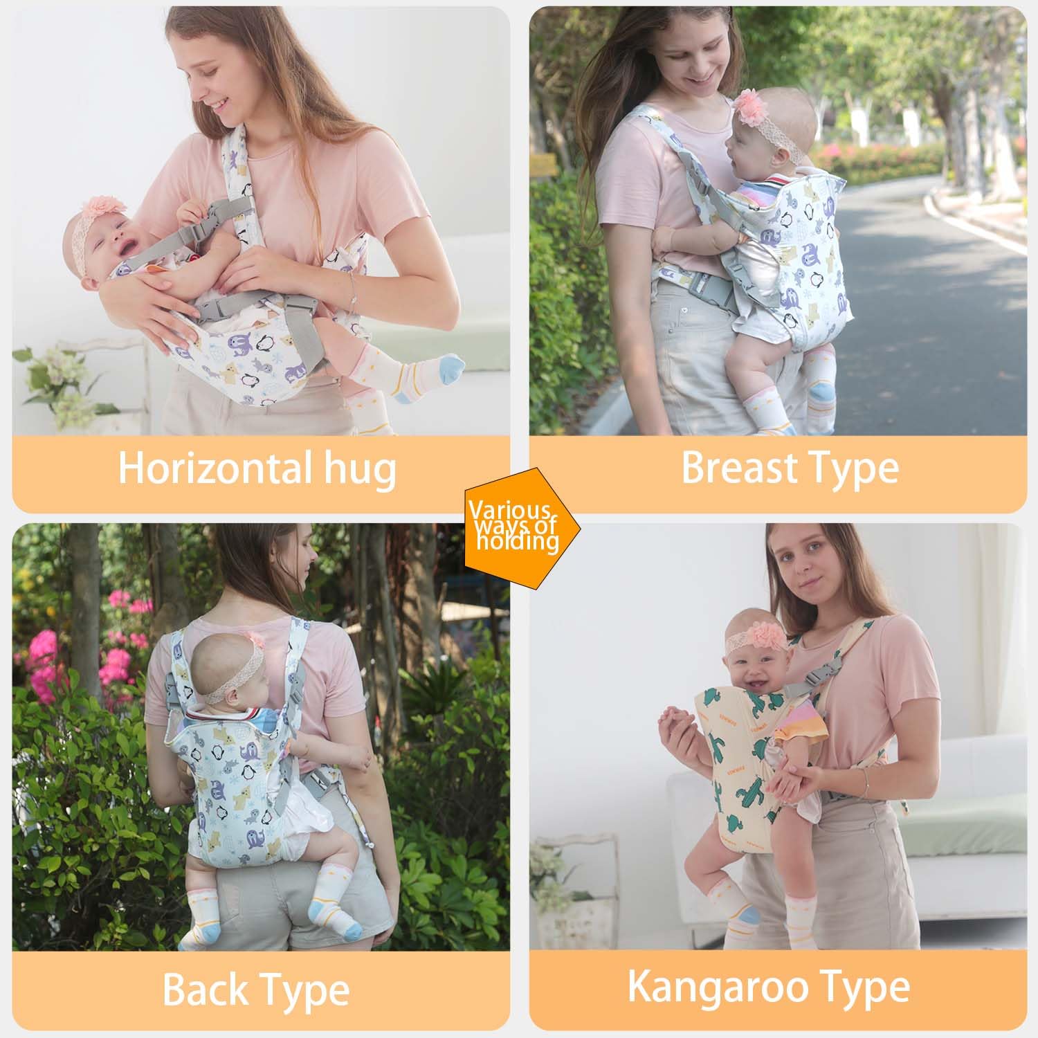 KIYUMI Breathable mesh panels keep baby cool and comfortable.