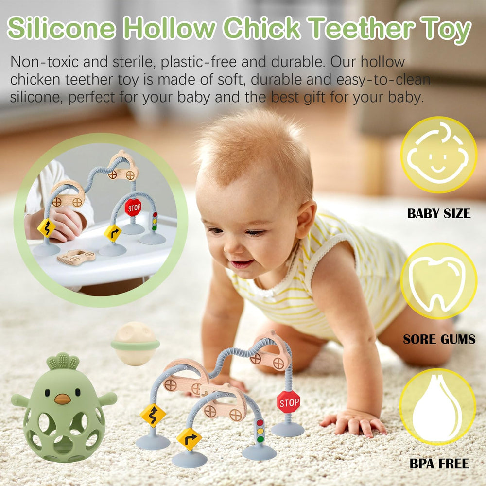 Kizadee soft silicone teething toy for comfortable chewing