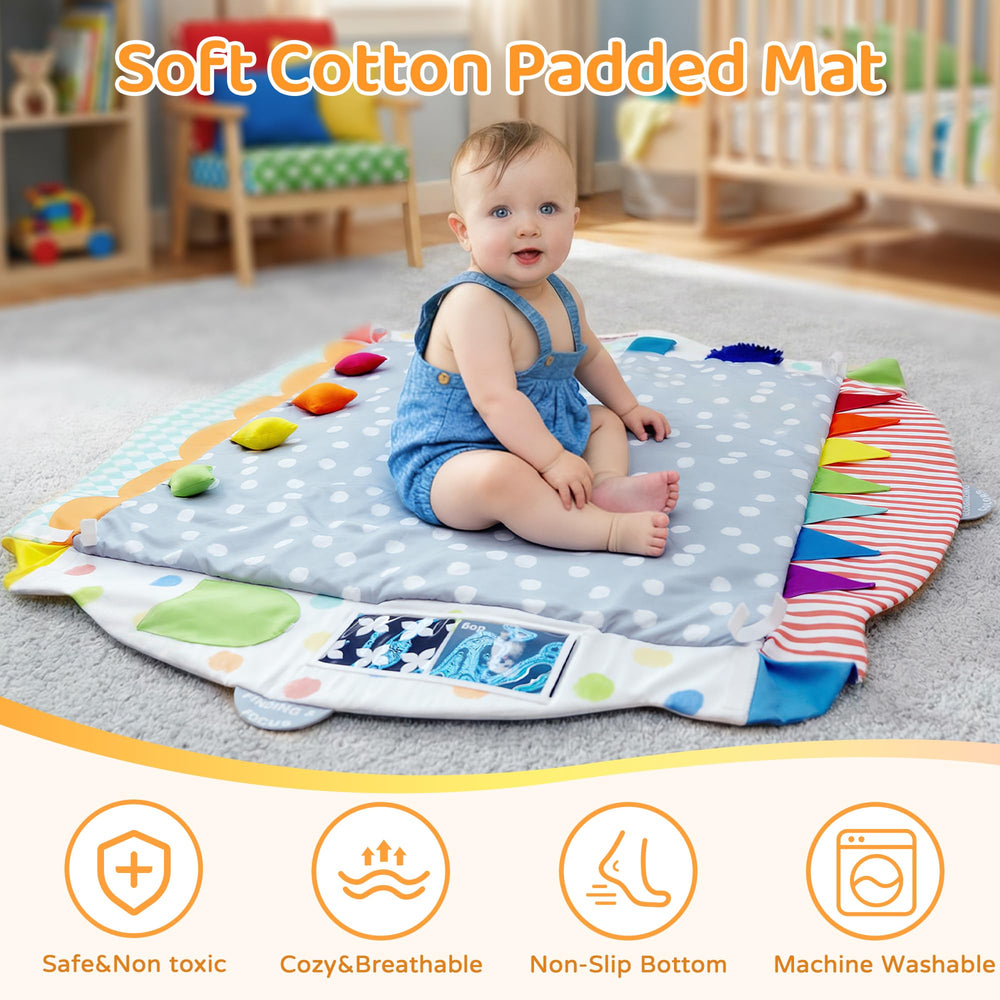 Kizfarm foldable design doubles as a ball pit for extended play.