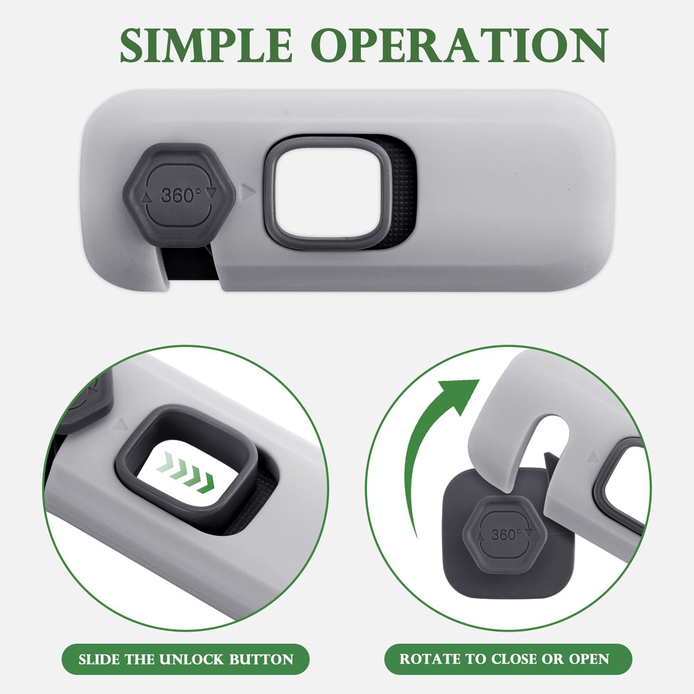 KIZZHISI adhesive lock with 3M VHB, secure without tools
