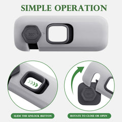 KIZZHISI adhesive lock with 3M VHB, secure without tools