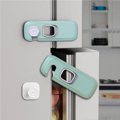 KIZZHISI 5-pack refrigerator lock protects drawers and cabinets.