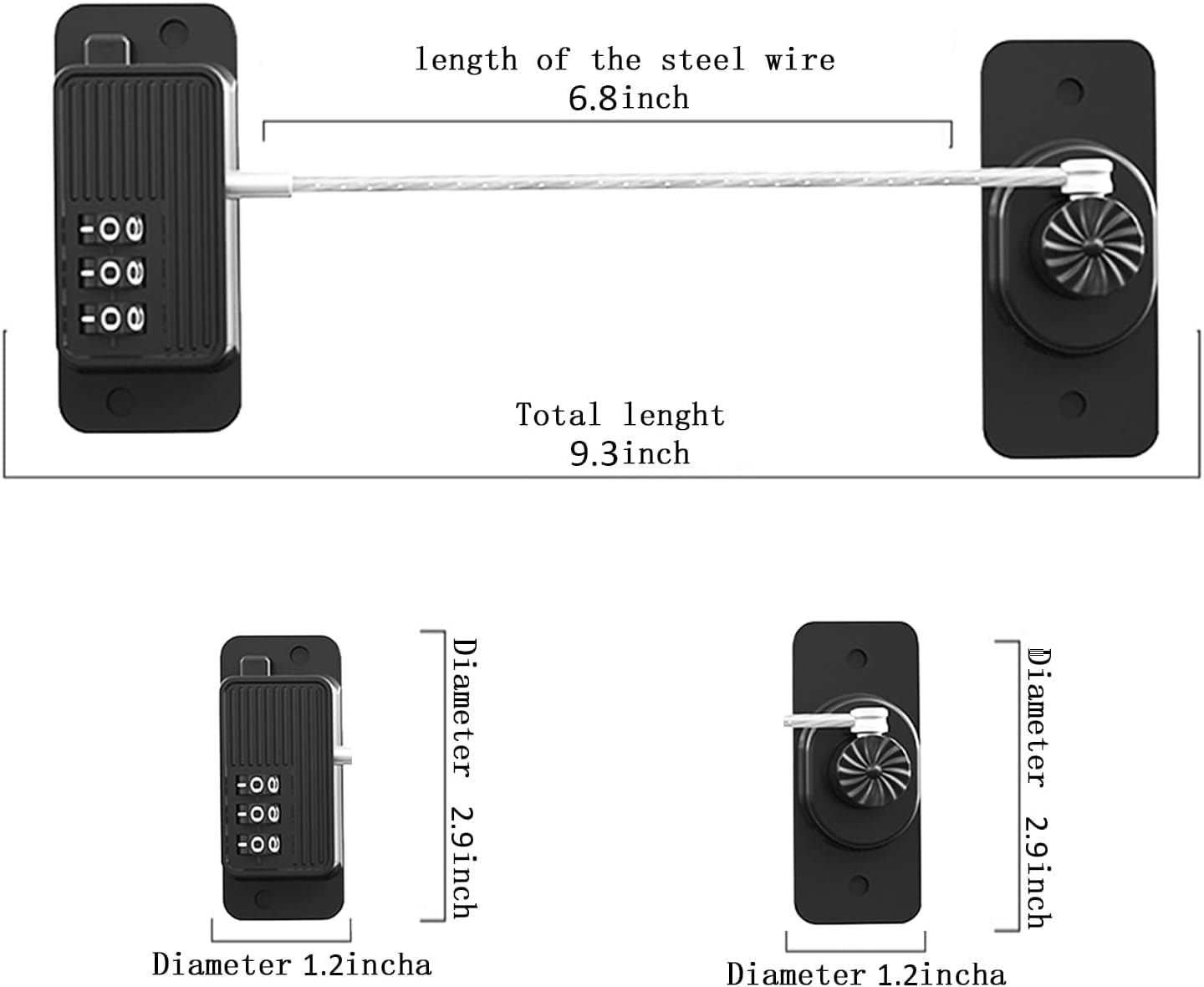KIZZHISI adhesive fridge lock installs without drilling or tools.