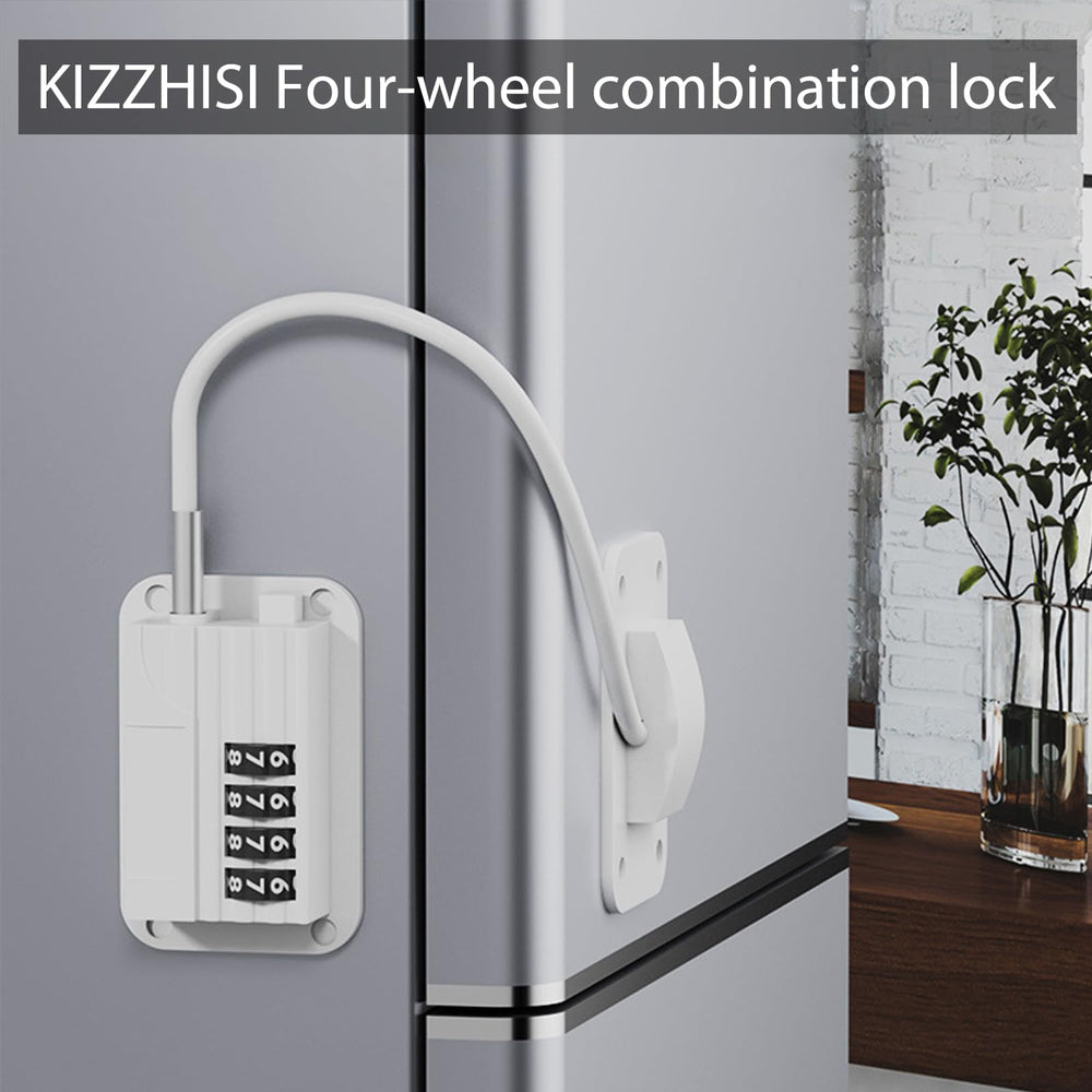 KIZZHISI cabinet lock installed for tool free childproofing