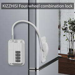 KIZZHISI cabinet lock installed for tool free childproofing