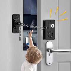 KIZZHISI child door lock with abnormal alarm for safe doors and cabinets.