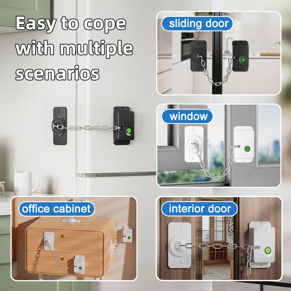 KIZZHISI child-proof door lock close-up highlights durable materials