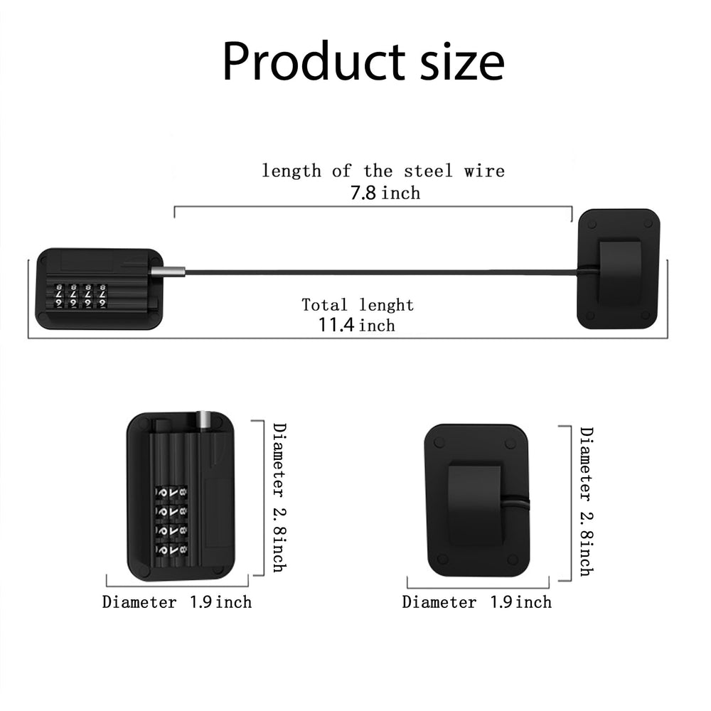 KIZZHISI combination lock offers keyless, reliable access for families.