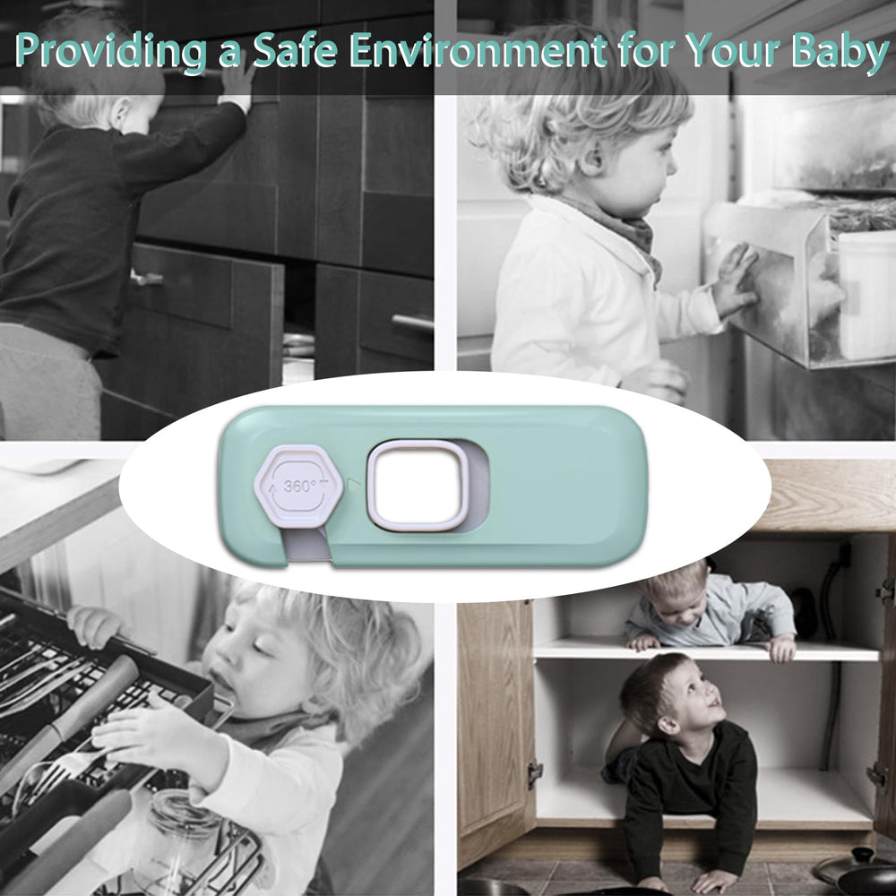KIZZHISI adhesive lock set supports mess-free, organized storage.